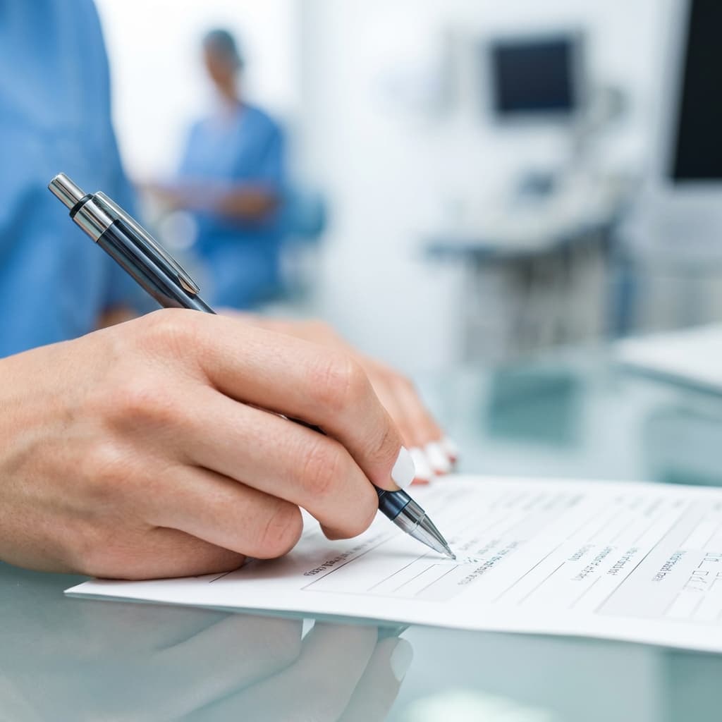 Medical Professional using Forms